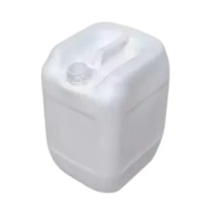 Bidón Mauser de 20 litros, fabricado en HDPE, apto para líquidos y alimentos, con tapa rosca.