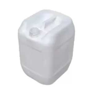Bidón Mauser 22 Litros G2, fabricado en HDPE, apto para agua, químicos y alimentos según FDA, con tapa rosca. Dimensiones: 415x246x295 mm.