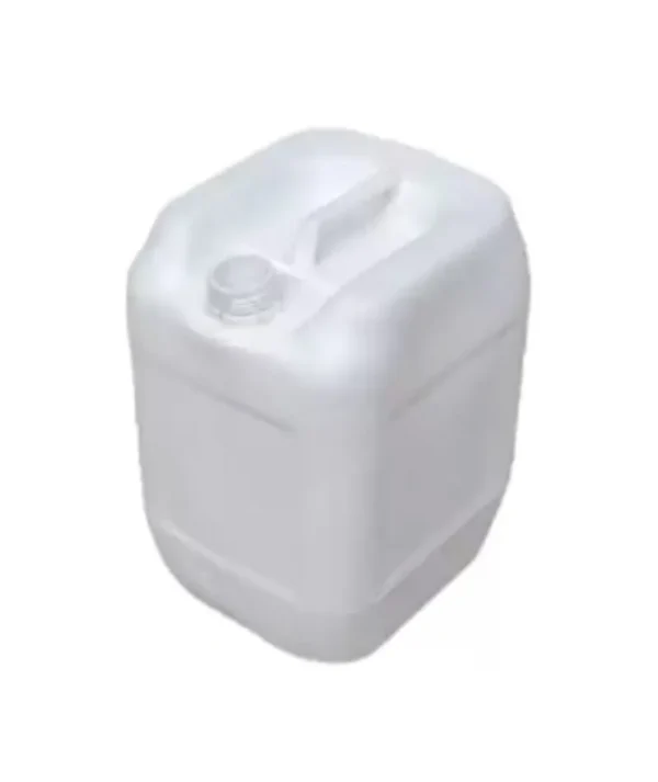 Bidón Mauser 22 Litros G2, fabricado en HDPE, apto para agua, químicos y alimentos según FDA, con tapa rosca. Dimensiones: 415x246x295 mm.