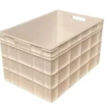 Bandeja plástica MULTIUSO 76 LTS PCC BLANCO fabricada en PEAD virgen, ideal para usos industriales y panadería, altamente resistente y apilable.