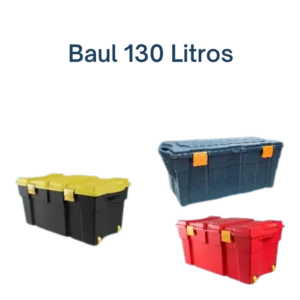 Caja Baul 130 Litros - Almacenamiento espacioso.