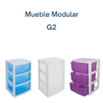 Mueble cajonera modular G2, ideal para organizar espacios en el hogar o la oficina.