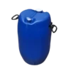 Tambor 2 Bocas 60 Lts Azul, fabricado en HDPE con manillas alzadoras, apto para alimentos, sólidos y líquidos viscosos.