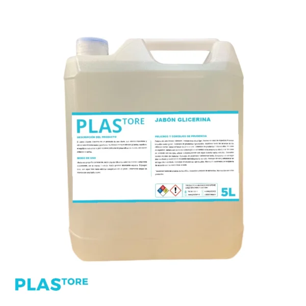 Jabon Liquido Glicerina Plastore 5 Lts