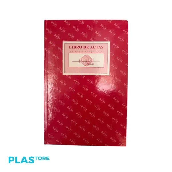 Libro De Acta Composicion Foliado 200 Hojas Rem