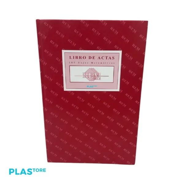 Libro De Acta Matematica Foliado 200 Hojas Rem