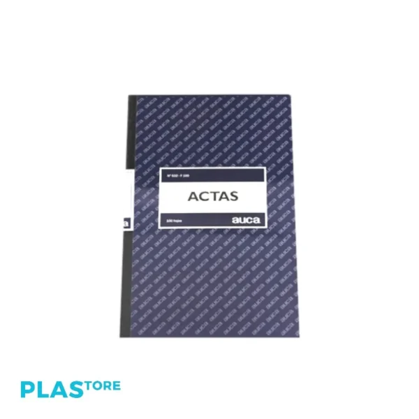 Libro De Acta 100 Hojas Lineal Auca