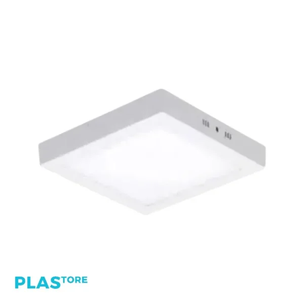 Panel Plafon Led 24W Sobrepuesto Cuadrado Luz Fria