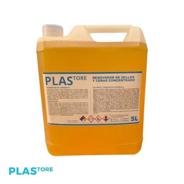 Removedor De Sellos Y Ceras Ultra 5 Lts Plastore