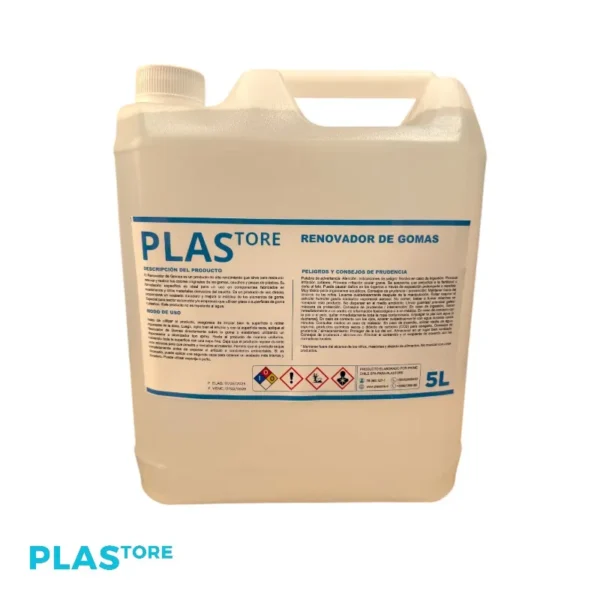 Renovador De Gomas  y Neumaticos 5 Lts Plastore