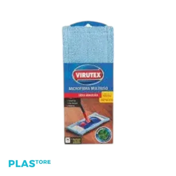 Repuesto Mopa Plana Microfibra Virutex 35 cm