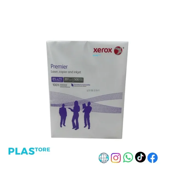 Resma De Papel Carta 500 Hojas Xerox