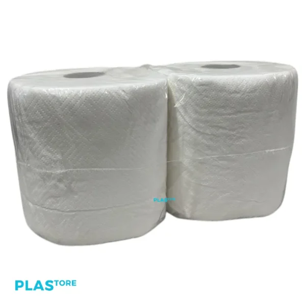 Toalla De Papel Jumbo Plastore Pack De 2 Und 200 MTS