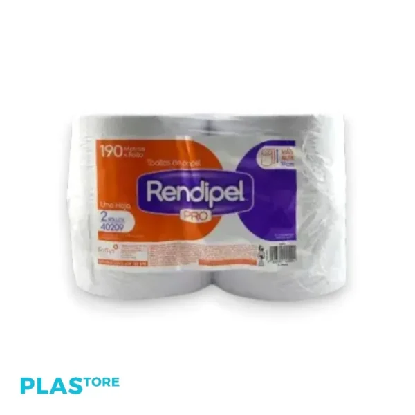 Toalla De Papel Rendipel 190 Mts Pack 2 unid