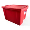 Caja Fullbox Wenco de 75 Litros es el contenedor todo terreno que estabas buscando para tu hogar o negocio. Construida con plástico inyectado ultra robusto para resistir golpes y peso pesado, viene en azul y rojo para que clasifiques todo con estilo y rapidez. Encuéntrala al mejor precio en Plastore.