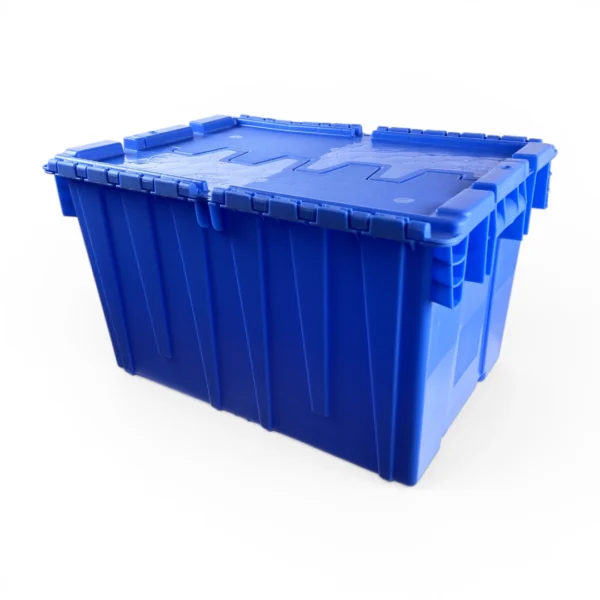 Caja Organizadora Logistica_ Caja Logistica Wenco 52 Litros _ FP-17 _ Caja Abisagrada Logistica _ Wenco industrial _ Plastore.cl