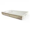 La Bandeja Multiuso 15 Lts PCC Blanca es la solución perfecta para la industria alimentaria, comercios y el hogar. Con sus medidas de 60x40x8 cm y su construcción en plástico virgen ultra resistente, permite apilar tus productos de forma segura sin deformarse, facilitando un lavado rápido. Encuéntrala al mejor precio en Plastore.