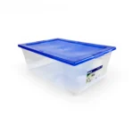¡La solución perfecta para ganarle espacio al desorden! La Caja Organizadora Mybox Wenco de 10 Litros es el comodín definitivo para mantener tus ambientes impecables. Equipada con una tapa con cierre click que protege del polvo, es ideal para el baño, la oficina o el clóset. Encuéntrala al mejor precio del mercado en Plastore.