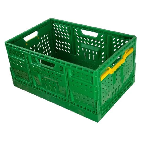 Caja Plegable Multiuso 65 Litros Ventilada | Caja Plástica Abatible