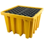 Pallet Antiderrame Para IBC 1000 Litros bandeja de contencion de liquidos peligrosos Con Drenaje