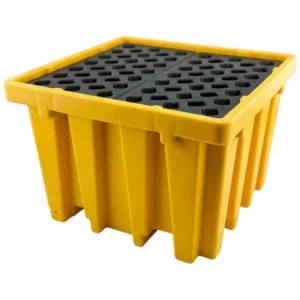 Pallet Antiderrame Para IBC 1000 Litros bandeja de contencion de liquidos peligrosos Con Drenaje