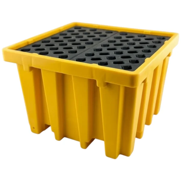 Pallet Antiderrame Para IBC 1000 Litros bandeja de contencion de liquidos peligrosos Con Drenaje