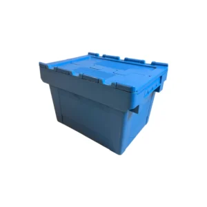 Caja Logística de 24 Litros con Tapa Cocodrilo es la solución profesional definitiva para farmacias, laboratorios y retail. Su diseño ultra robusto te permite colocar sellos o precintos de seguridad para garantizar que nadie abra la carga en el trayecto. Además, se pueden apilar perfectamente cuando están llenas y meter una dentro de otra cuando están vacías, ahorrando el máximo espacio en tus camiones de reparto. Encuéntrala al mejor precio en Plastore.