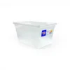 Caja Organizadora Modubox Reyplast de 4.7 Litros es la mini solución perfecta para ganarle la batalla al desorden de cajones y escritorios. Su cuerpo transparente te permite saber qué hay dentro al instante, mientras su tapa clip protege del polvo tus herramientas, maquillaje o artículos de oficina. Encuéntrala al mejor precio en Plastore.